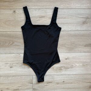 Live in the Moment Black Tank Top Bodysuit